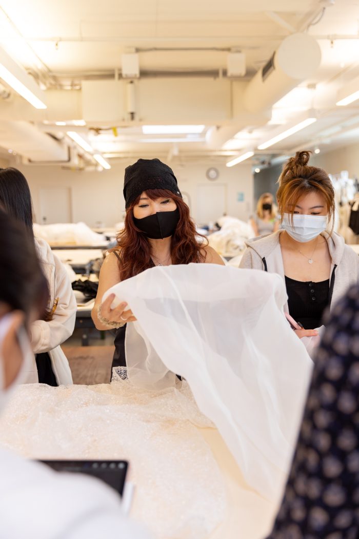 Otis Fashion students reimagining Maggie Sottero wedding dresses
