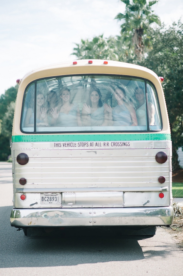 Reception transportation bus