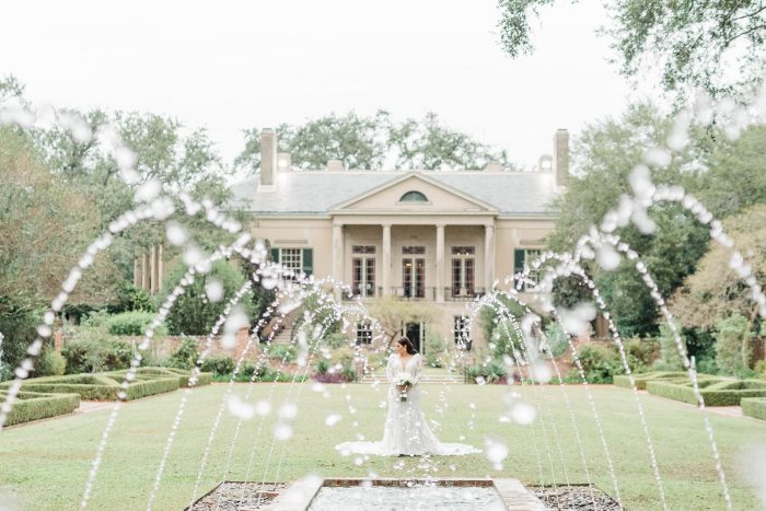 Bride wearing Cruz by Maggie Sottero