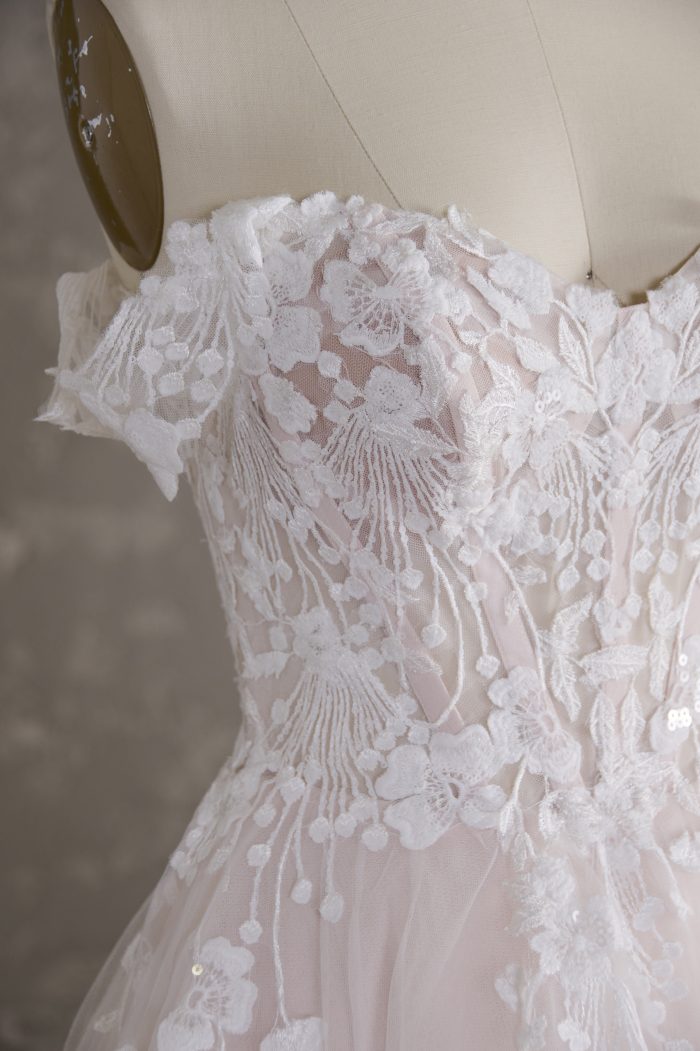 Unlined wedding dress customizations on Harlem by Maggie Sottero