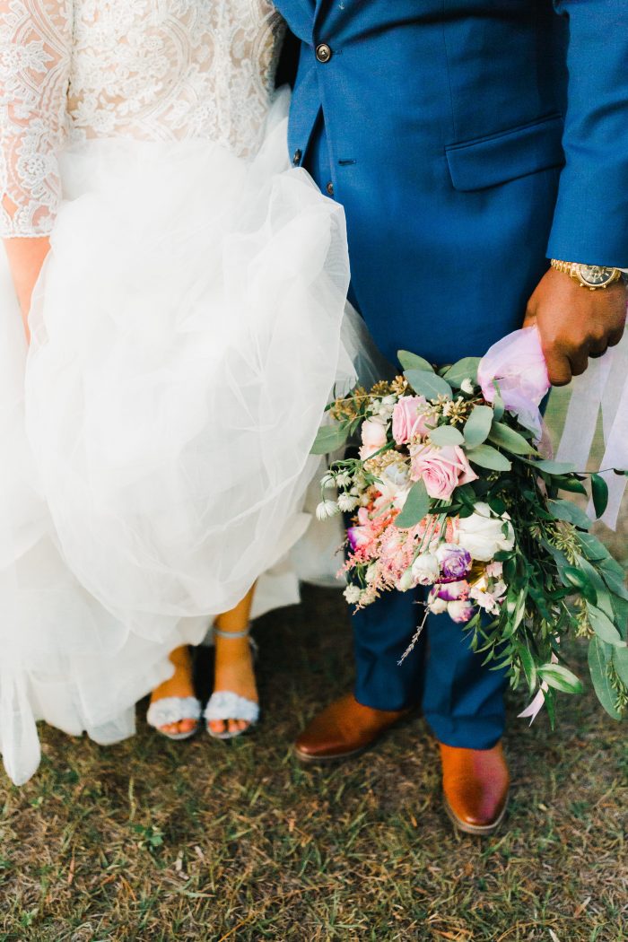 Open Toe Wedding Shoes at Real Florida Wedding