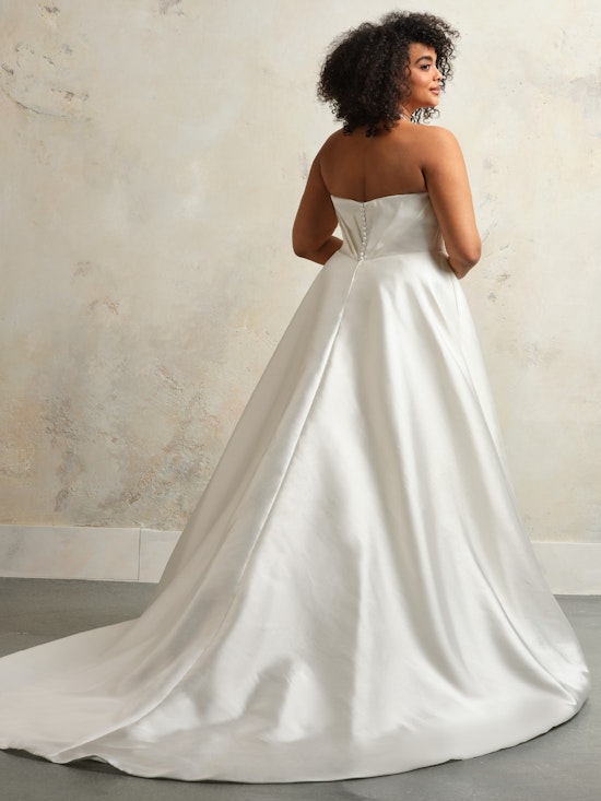 Bride wearing Amber Rose by Maggie Sottero princess wedding dress