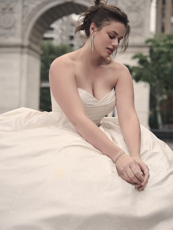 Bride wearing Anniston by Maggie Sottero