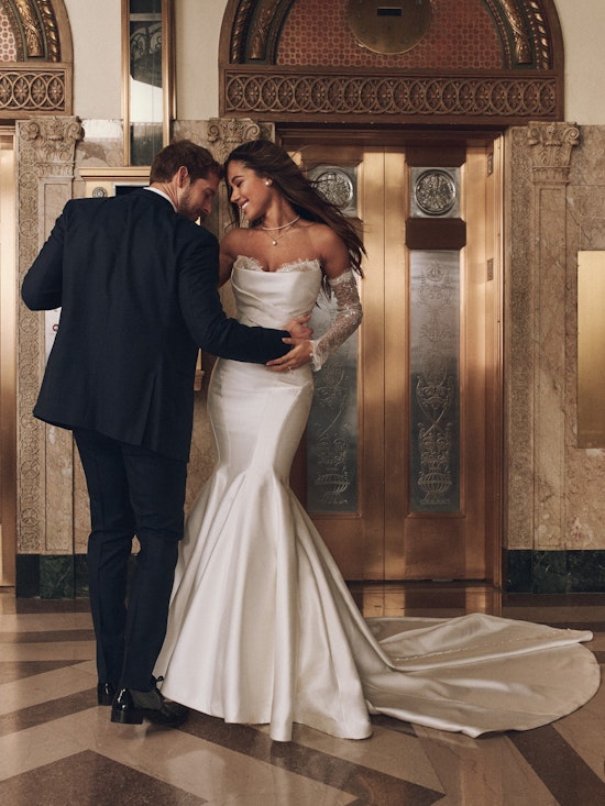 Bride wearing Leilani by Maggie Sottero