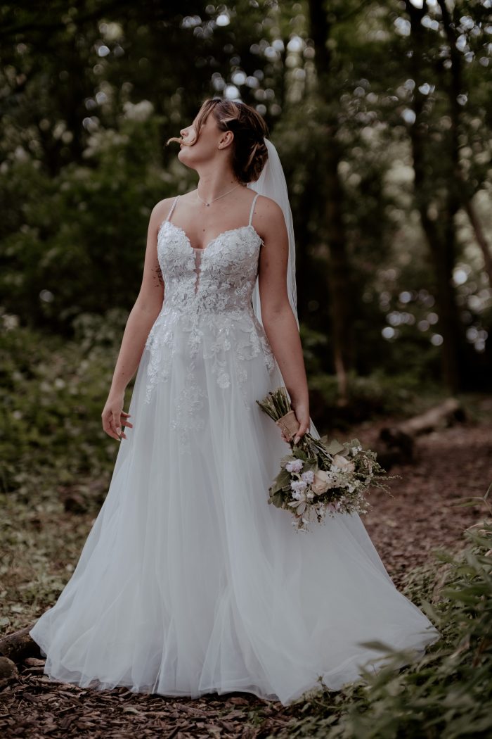 Bride IN Taylor Swift Wedding Dress Called Stevie By Maggie Sottero