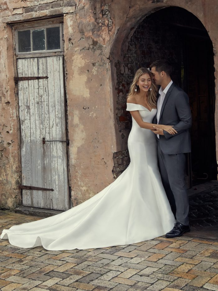 Rebecca Ingram Josie Simple Modern Wedding Gown