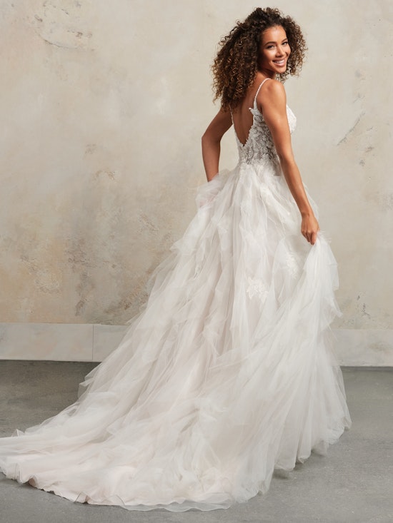 Bride wearing Lucy by Rebecca Ingram