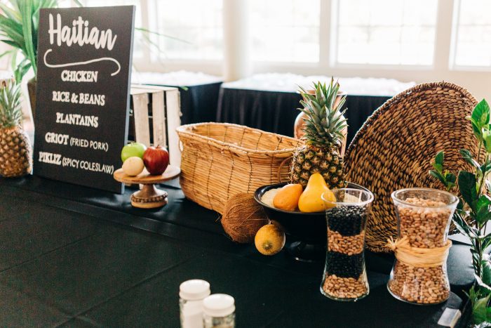 Haitian Food at a Real Wedding in Florida