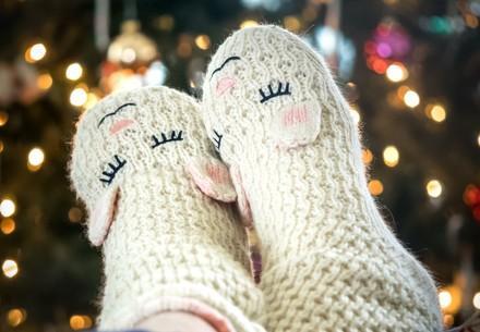 Knitted socks