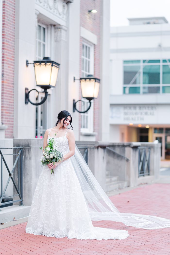 Bride In Scoop Types Of Neckline Wedding Dress Called Sawyer By Sottero And Midgley