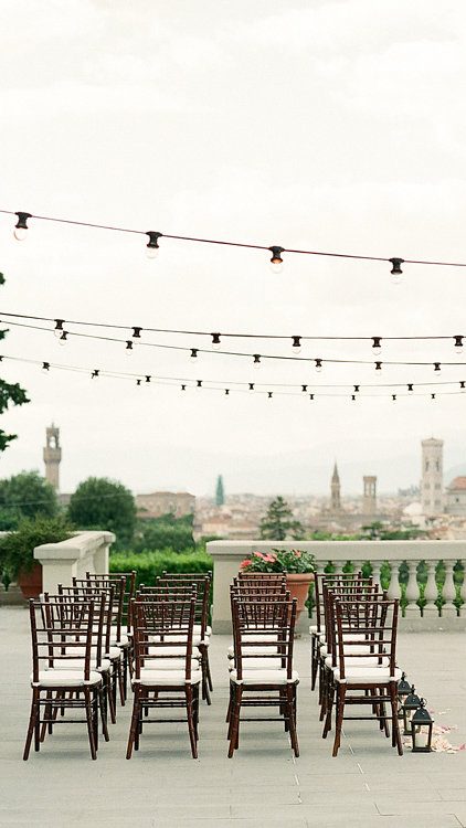 Outdoor ceremony venue
