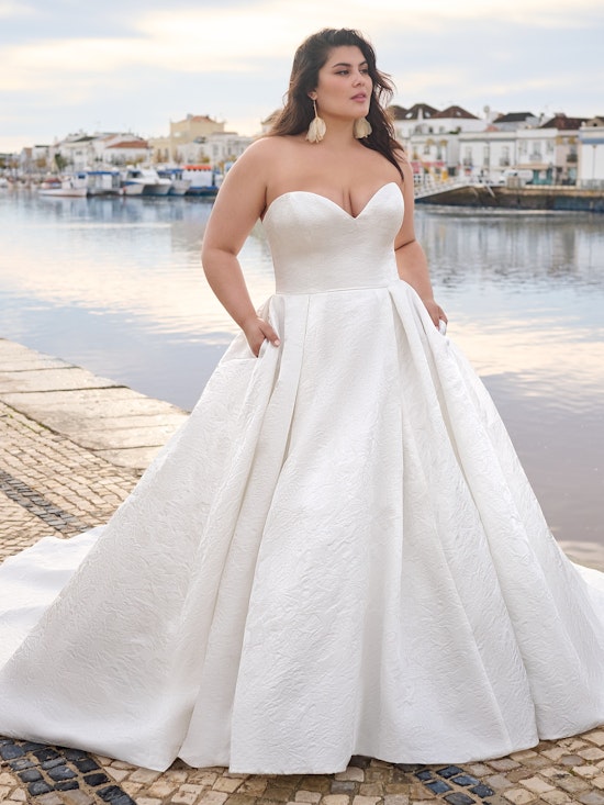 Bride wearing Cyprus by Sottero and Midgley