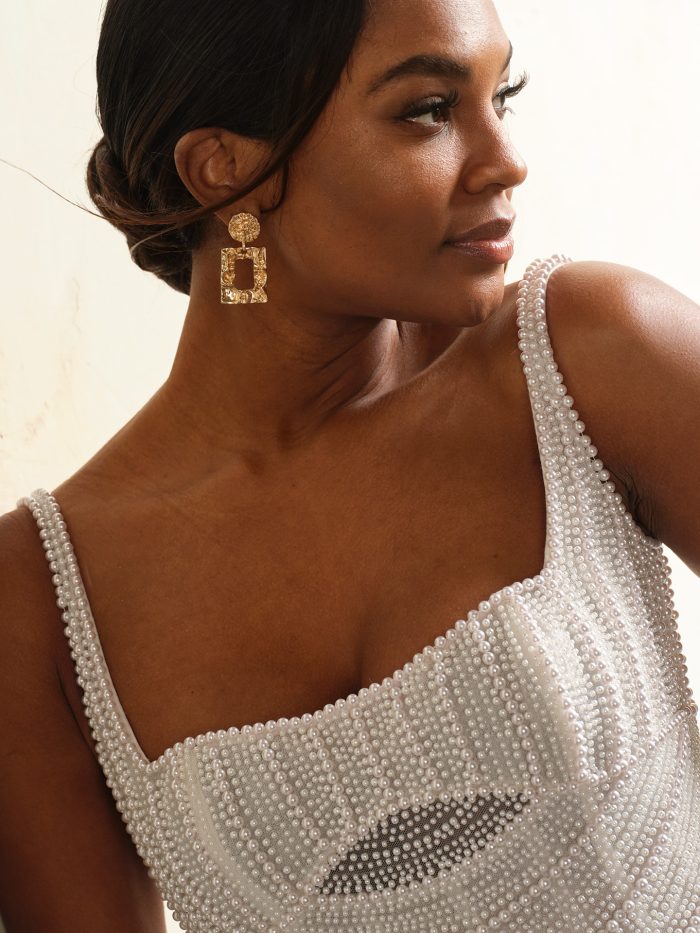 Bride wearing Danica by Sottero and Midgley