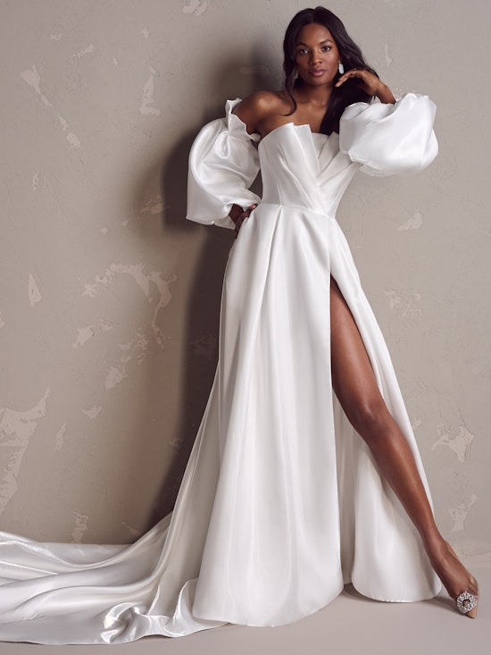 Bride wearing Mercury by Sottero and Midgley