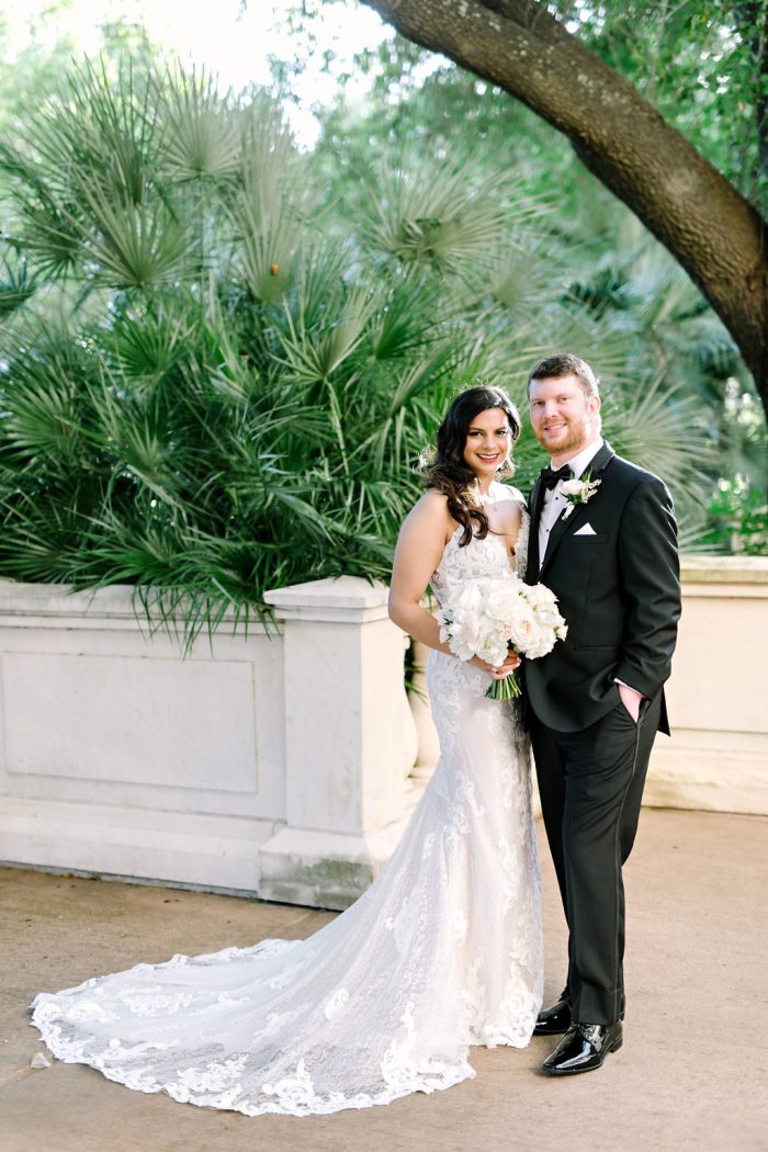 Indian Bride Wearing A Wedding Dress Called Tuscany Lynette By Maggie Sottero