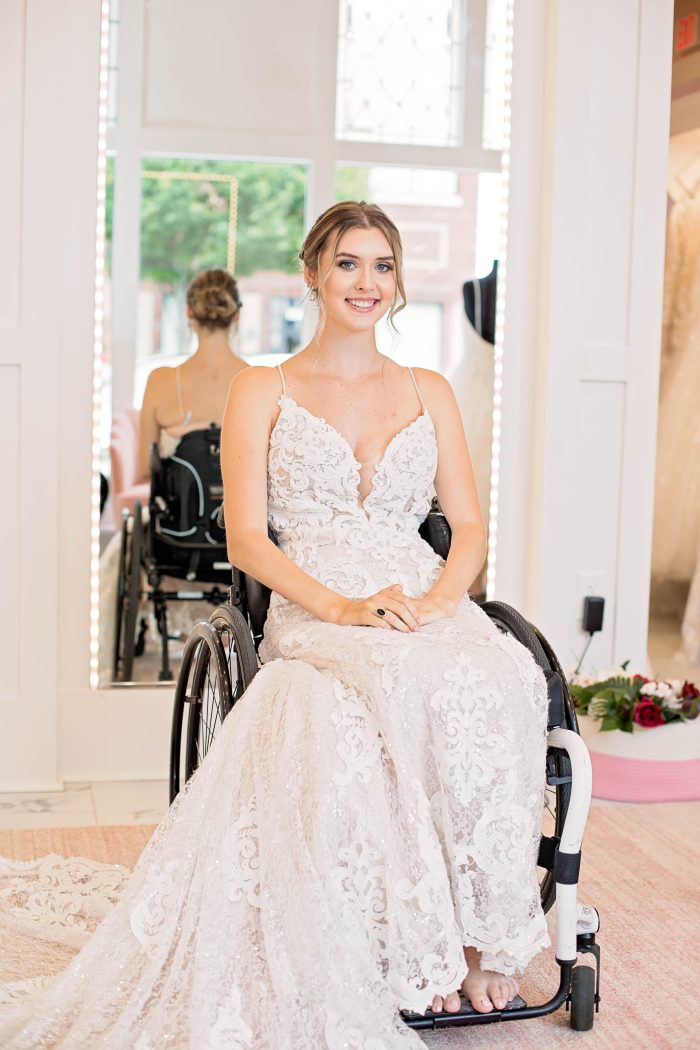 Bride wearing Tuscany Royale bridal gown