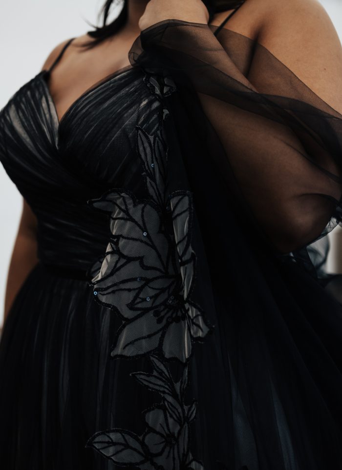 Body confidence model wearing Watson by Maggie Sottero