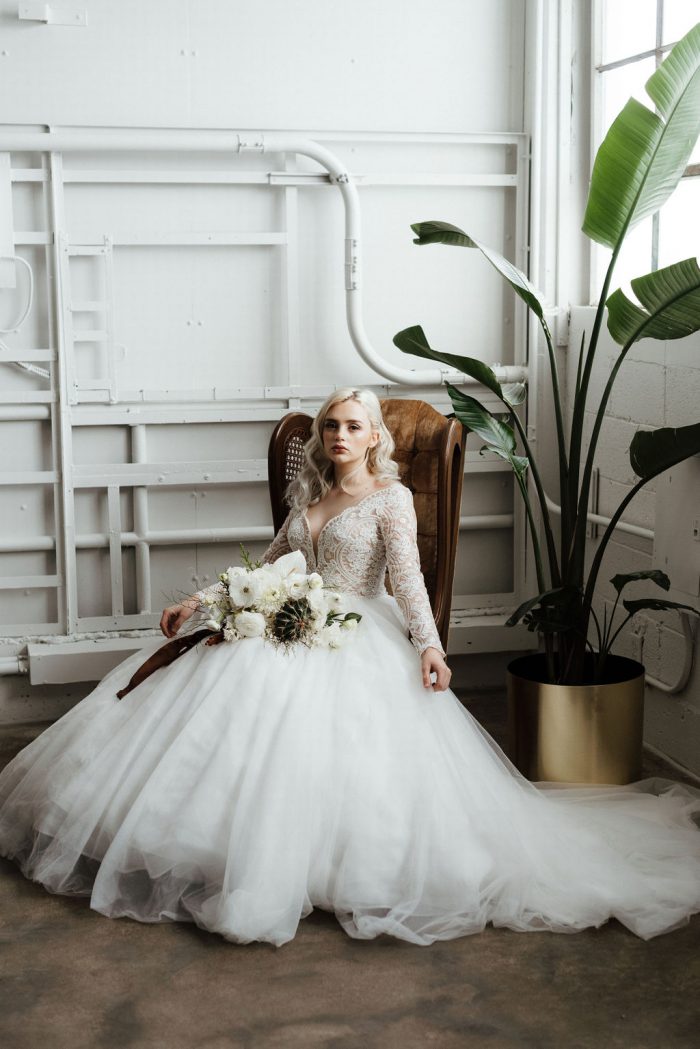 Maggie Sottero Mallory Dawn Lace Ballgown Wedding Dress