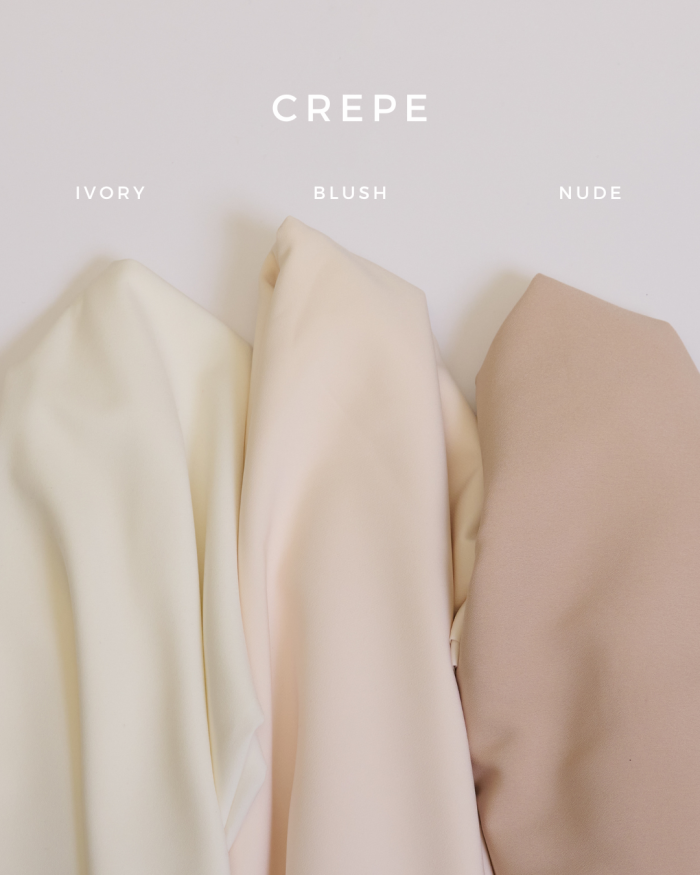 Crepe colorway options