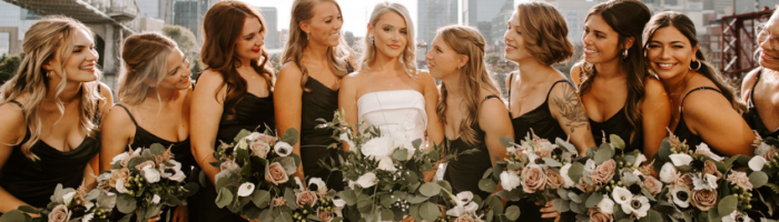 Bride In Simple Wedding Dress Called Mitchell By Maggie Sottero In Cost Saving Wedding