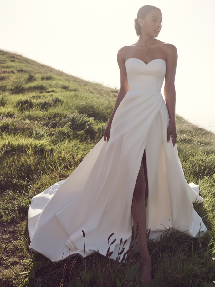 Model wearing Zelda by Rebecca Ingram